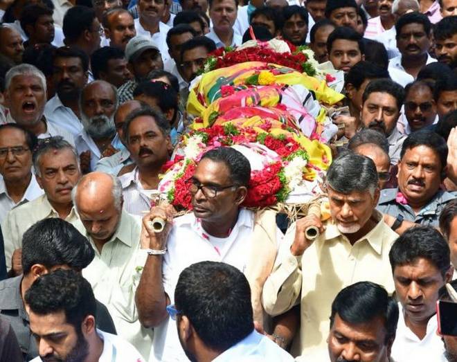 Nandamuri Harikrishna last rites