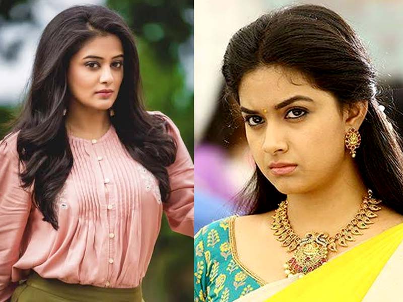 Priyamani in Keerthy Suresh out