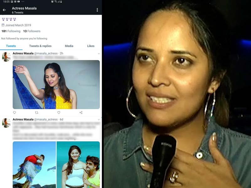 Anasuya abused, Upset with Twitter response