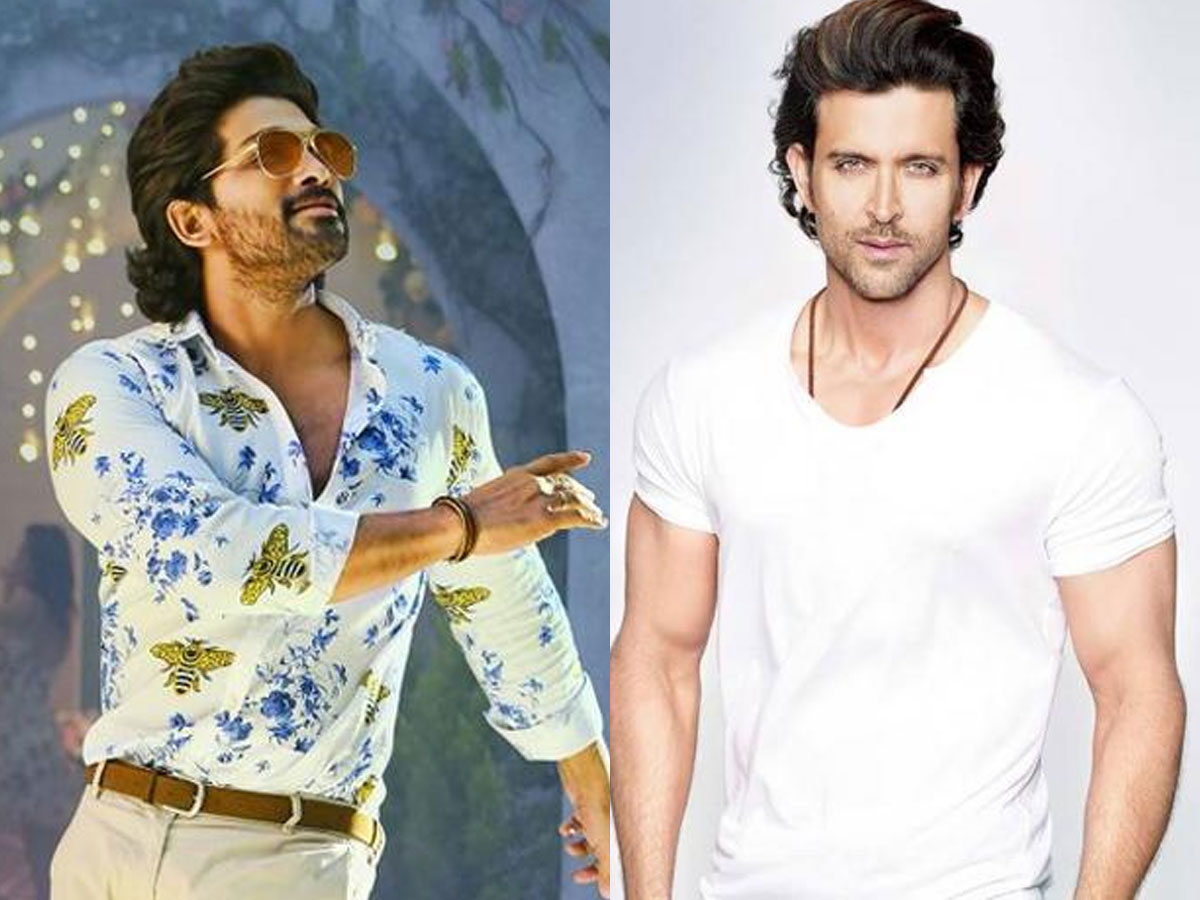 Hrithik Roshan comments on Allu Arjun dance moves