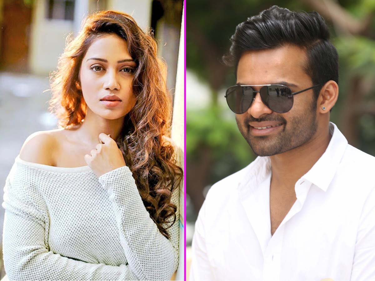 Nivetha Pethuraj locks for Sai Dharam Tej