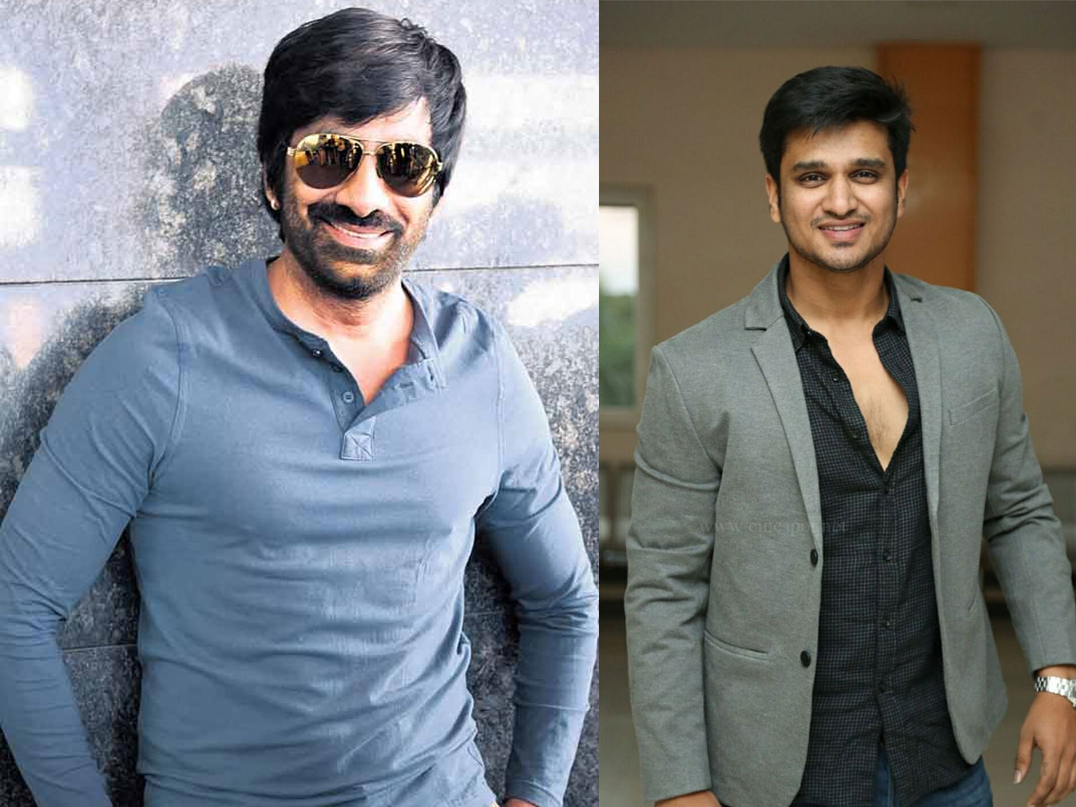  Ravi Teja donates Rs 20 Lakhs, Nikhil donates mask & sanitizers