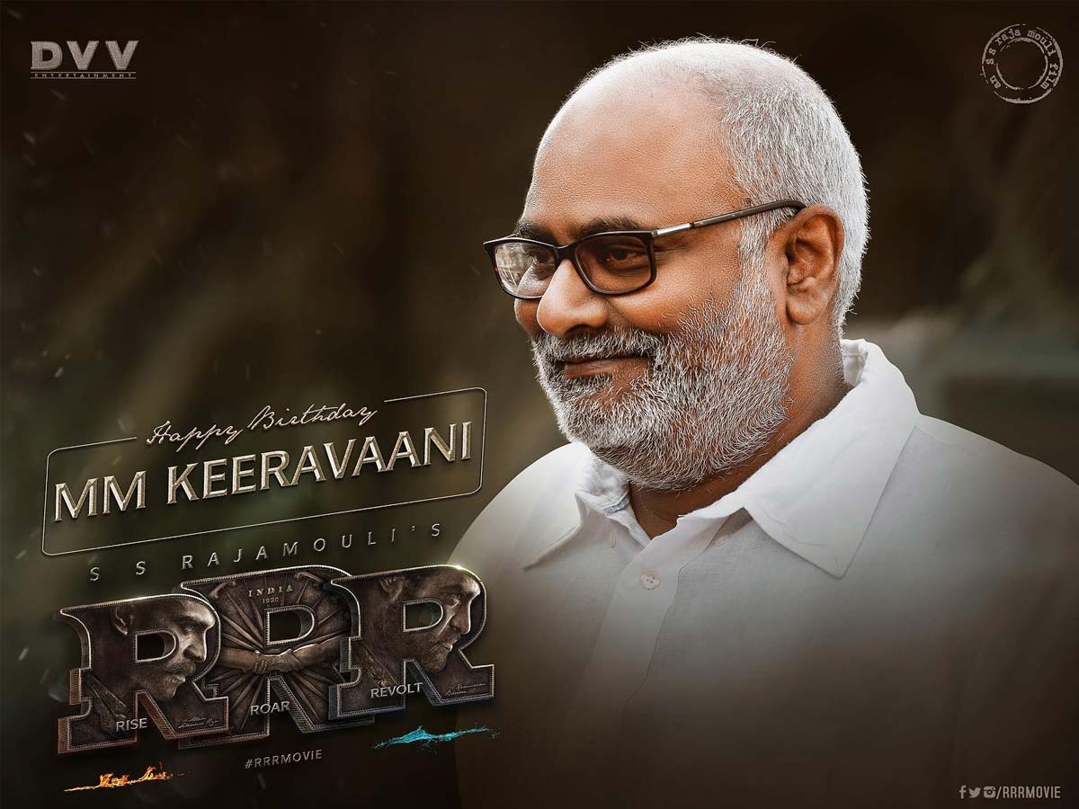 RRR team birthday wishes to Keeravani