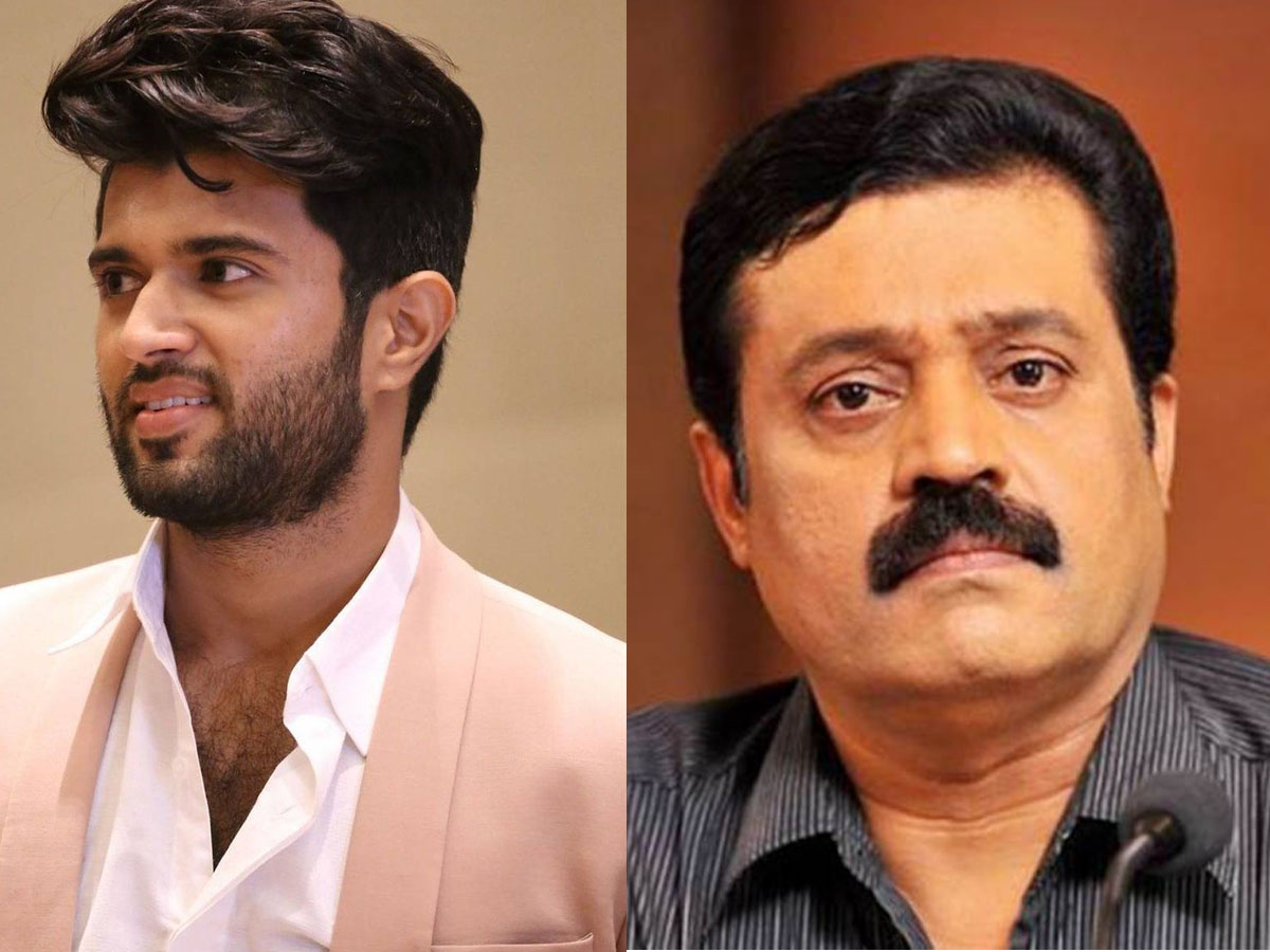 Malayalam actor Suresh Gopi as Vijay Deverakonda father in Fighter