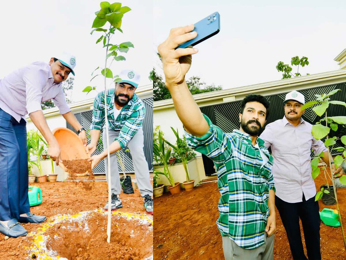 Ram Charan participates in Green India Challenge, nominates Rajamouli and Alia Bhatt