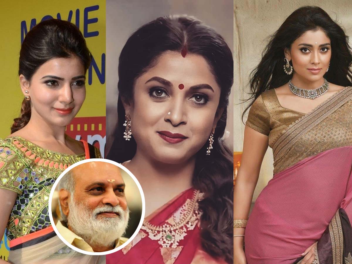 Samantha, Ramya Krishnan and Shriya Saran in K Raghavendra Rao film