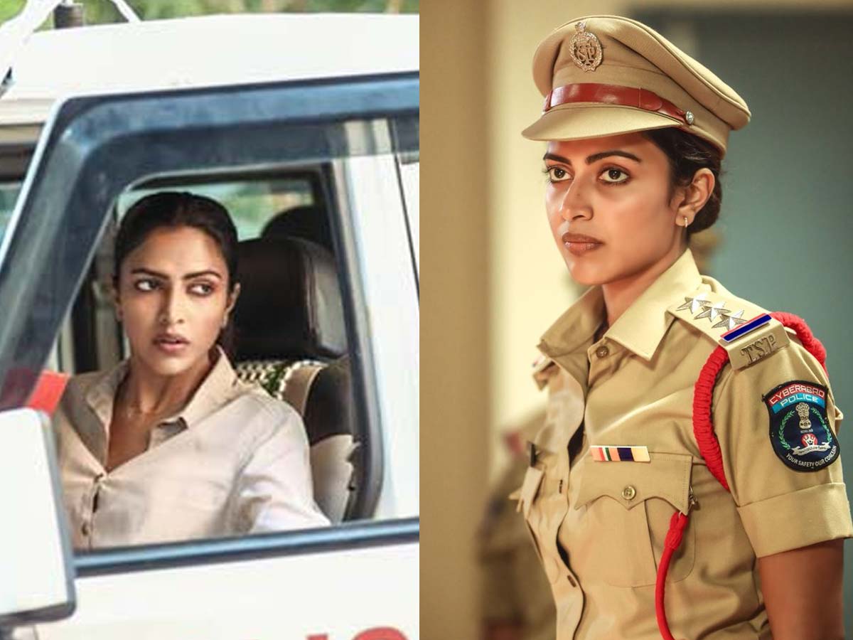 Amala Paul in stylish cop getup