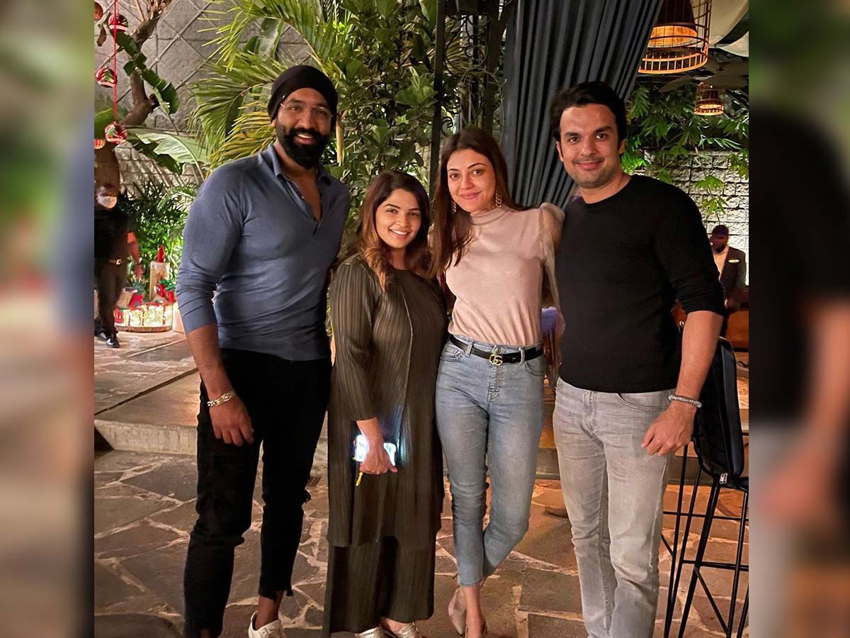 Kajal Aggarwal and Manchu Vishnu Double Dinner date