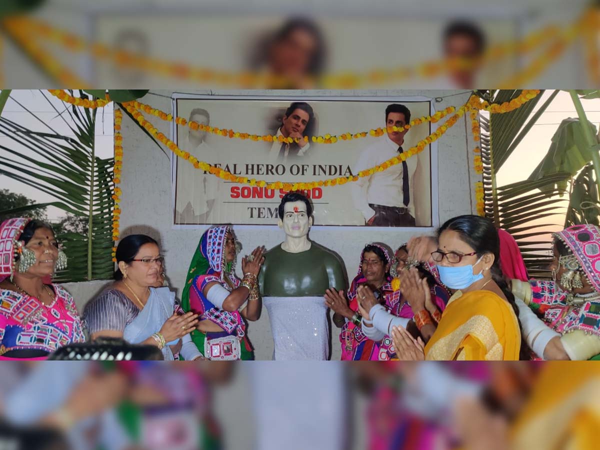 Telangana fan builds temple for Sonu Sood