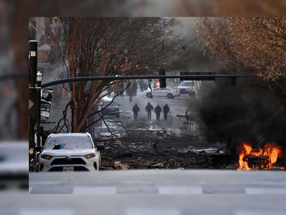 Vehicle Explosion in US Nashville on Christmas