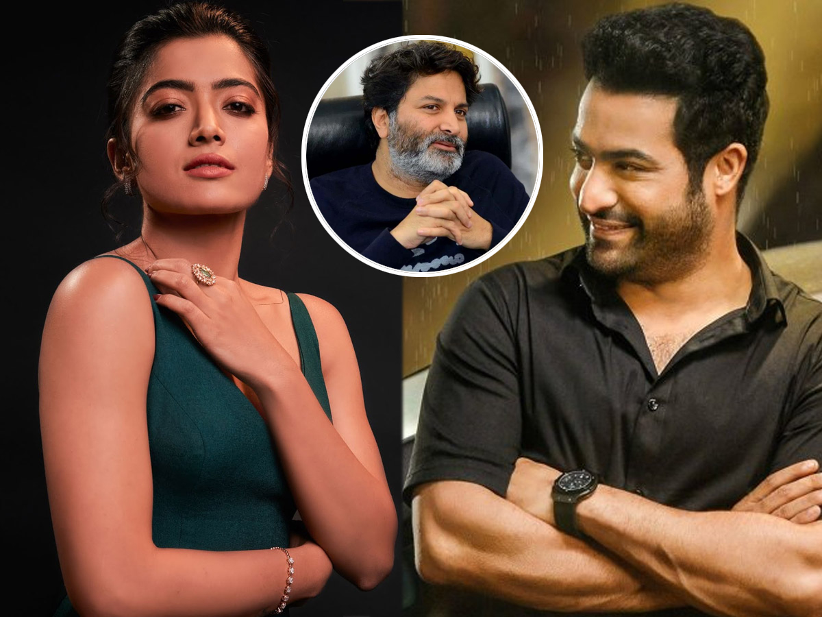 Rashmika Mandanna wraps up a meeting with Trivikram for Jr NTR?