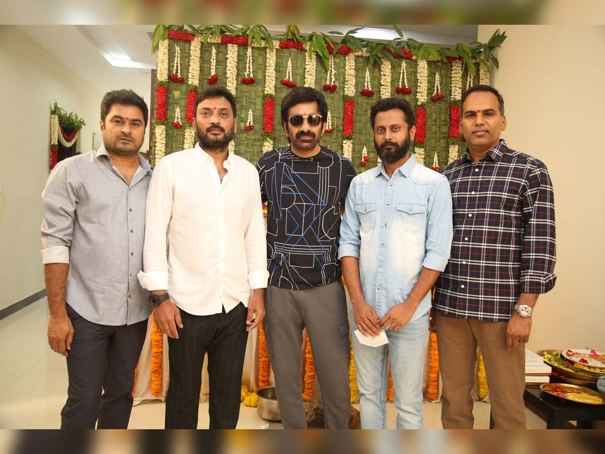 Ravi Teja and Sarath Mandava Film launched