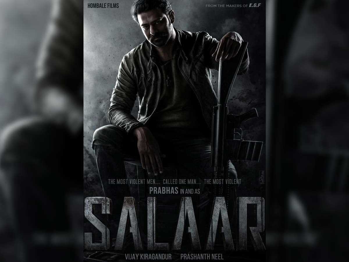 Prabhas Salaar using Dark Centric Theme Technology