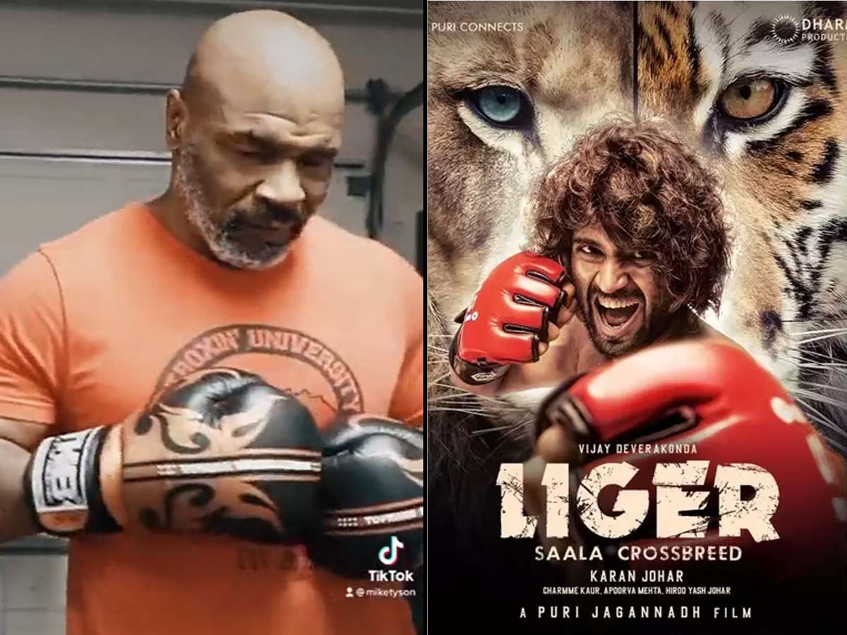 Mike Tyson getting ready for Vijay Deverakonda