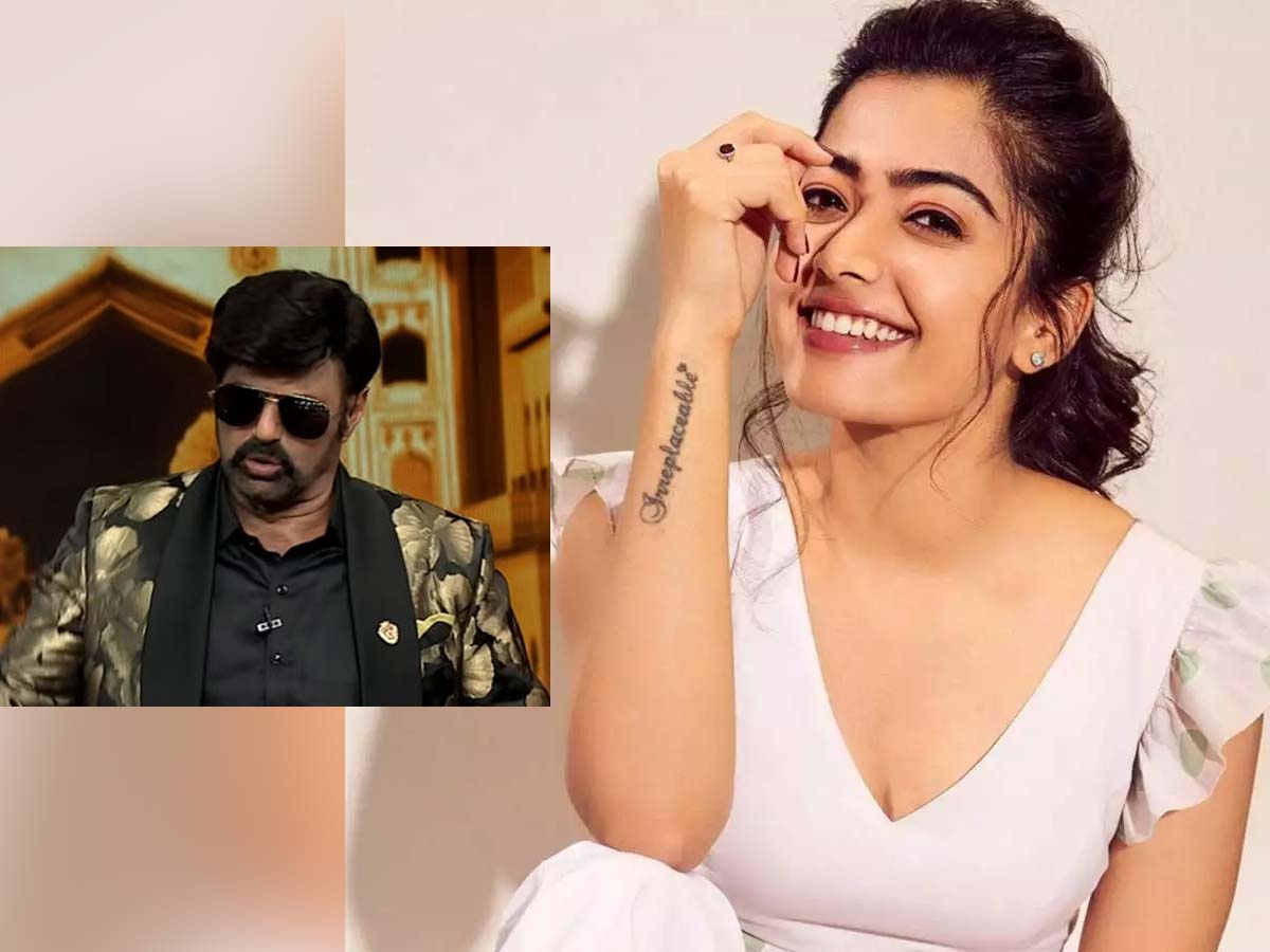 Balakrishna crush on Rashmika Mandanna